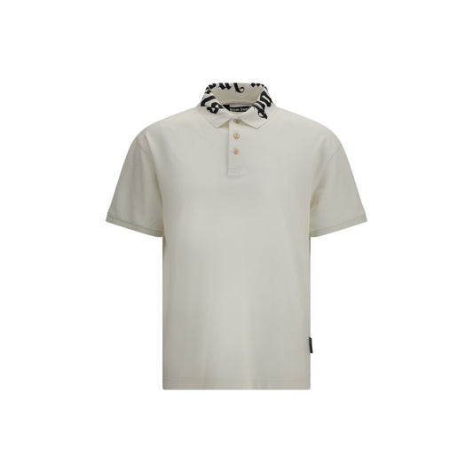 Palm Angels Contemporary White Cotton Polo Shirt