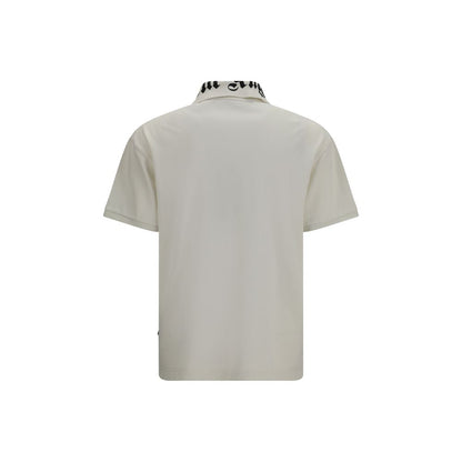 Palm Angels Contemporary White Cotton Polo Shirt