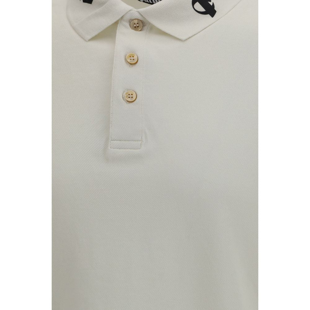Palm Angels Contemporary White Cotton Polo Shirt