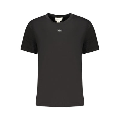 Calvin Klein Black Cotton Women's T-Shirt