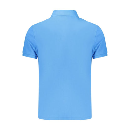 Calvin Klein Azzurro Cotton Men's Polo - Light Blue - XL