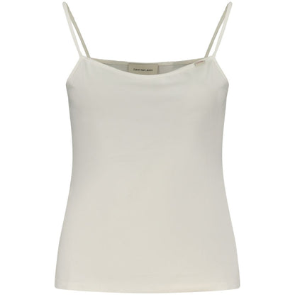 Calvin Klein White Cotton Women's Tank Top