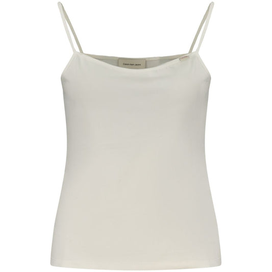 Calvin Klein White Cotton Women's Tank Top