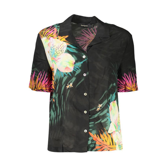 Desigual Black Viscose Women's Shirt