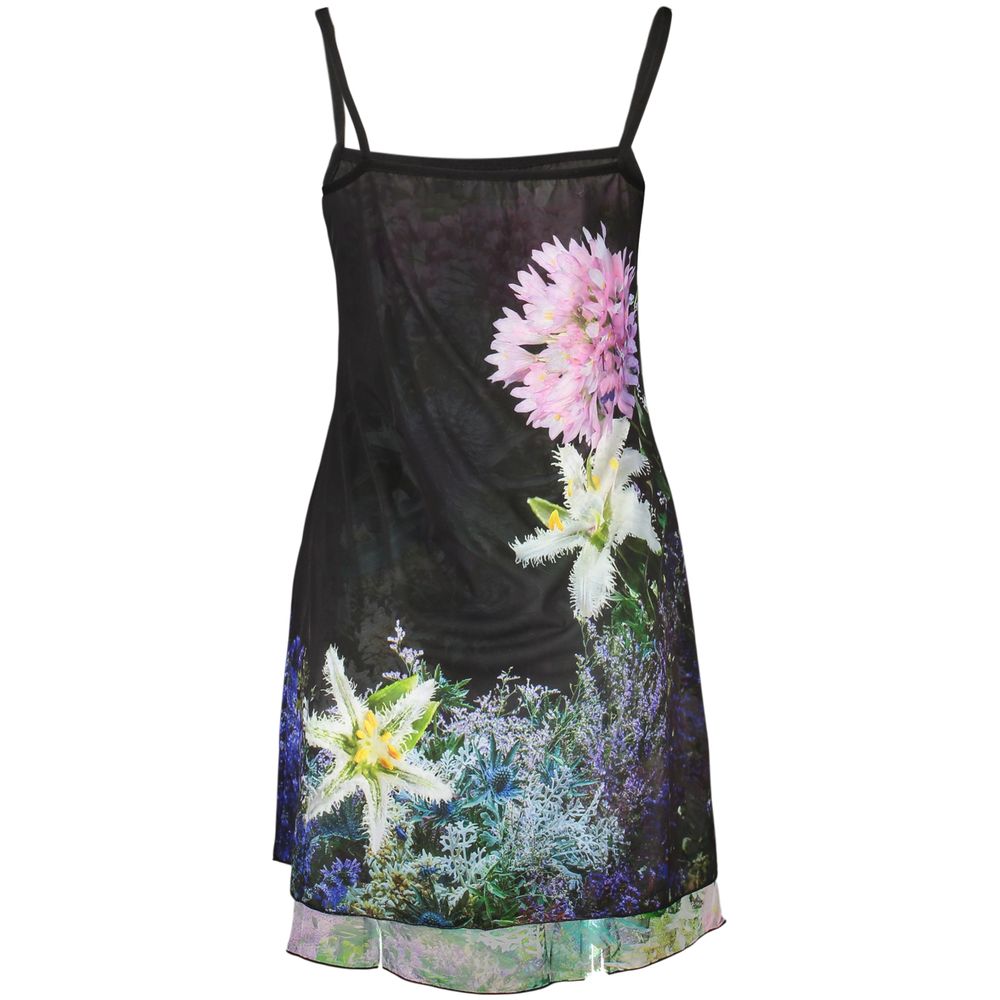 Desigual Black Polyester Women's Dress for Elegant Occasions
