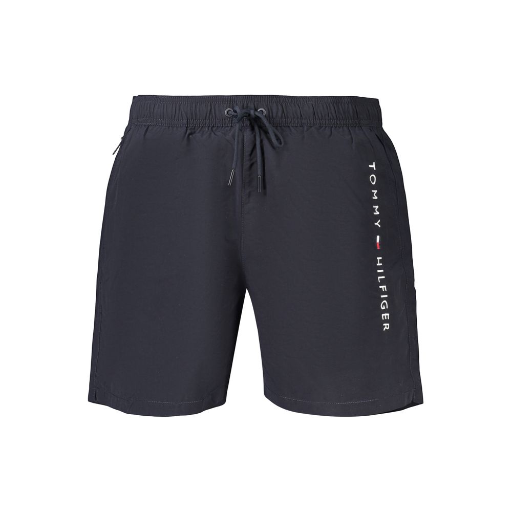 Tommy Hilfiger Blue Original Logo Mid-Length Swim Shorts