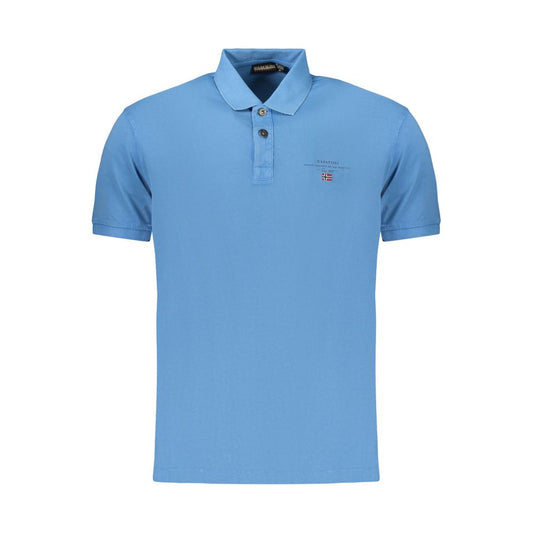 Napapijri Blue Cotton Men's Polo Shirt