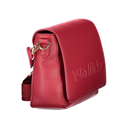 Mario Valentino Red Faux Leather Handbag