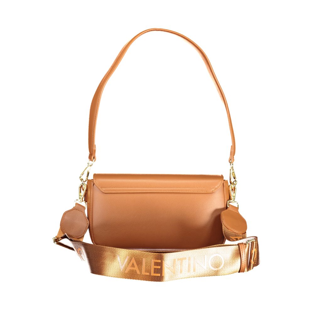 Mario Valentino Brown Faux Leather Handbag