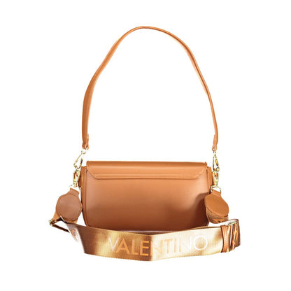 Mario Valentino Brown Faux Leather Handbag