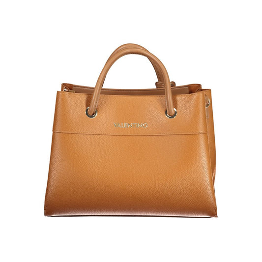 Mario Valentino Brown Faux Leather Women's Bag