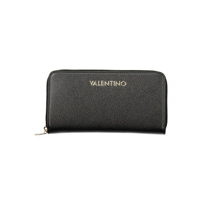 Mario Valentino Black Faux Leather Wallet