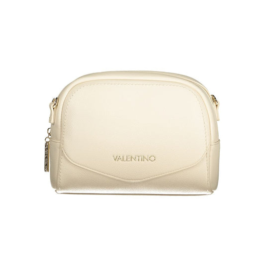 Mario Valentino Beige Faux Leather Handbag