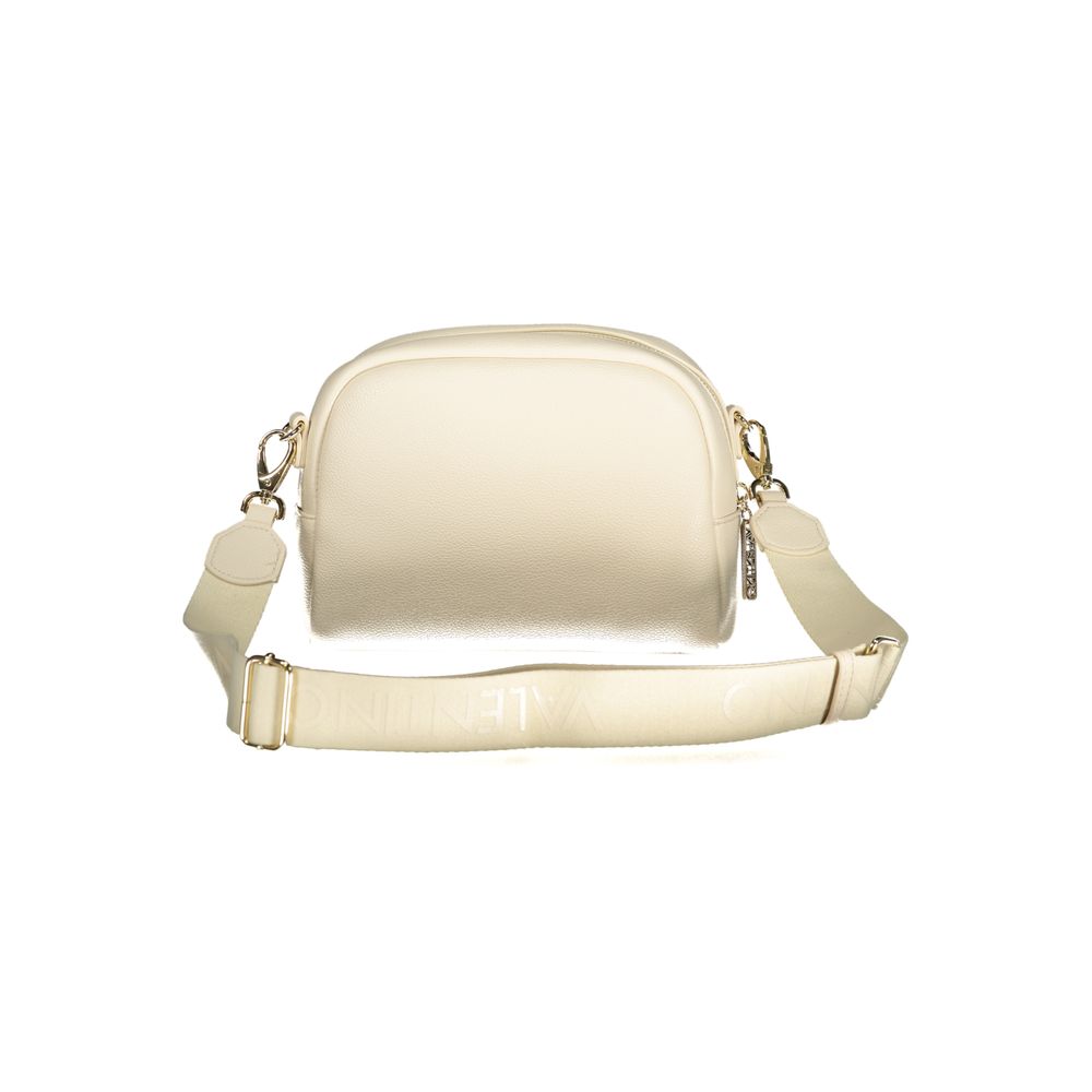 Mario Valentino Beige Faux Leather Handbag