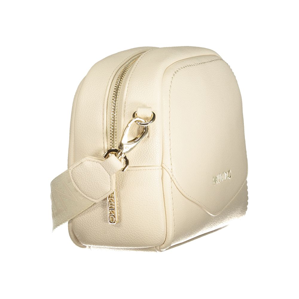 Mario Valentino Beige Faux Leather Handbag