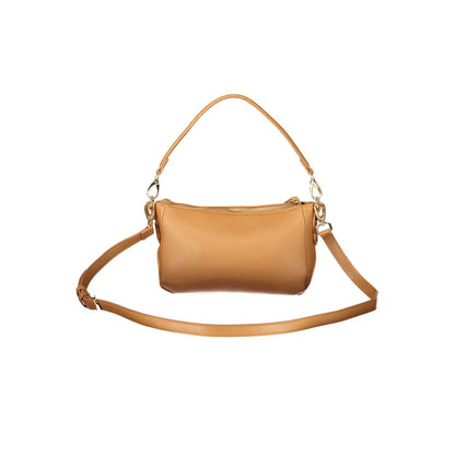 Mario Valentino Brown Faux Leather Handbag