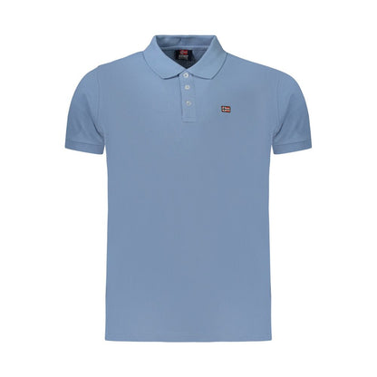 Norway 1963 Azzurro Cotton Mens Polo - Light Blue