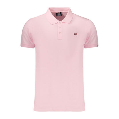 Norway 1963 Pink Cotton Polo Shirt - Classic Scandinavian Design