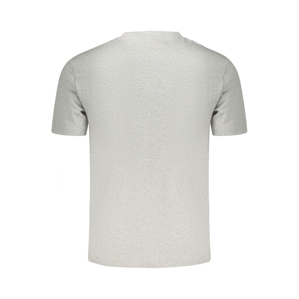 Napapijri Gray Cotton T-Shirt for Urban Exploration