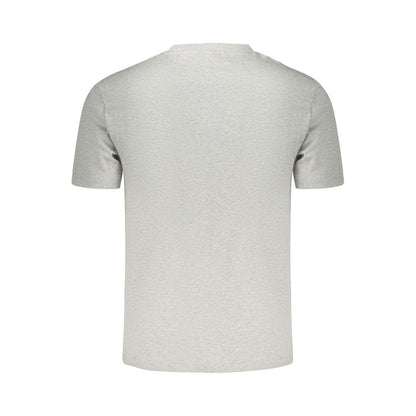 Napapijri Gray Cotton T-Shirt for Urban Exploration