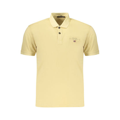 Napapijri Beige Cotton Polo Shirt - Timeless Adventure Essential