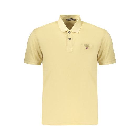 Napapijri Beige Cotton Polo Shirt - Timeless Adventure Essential