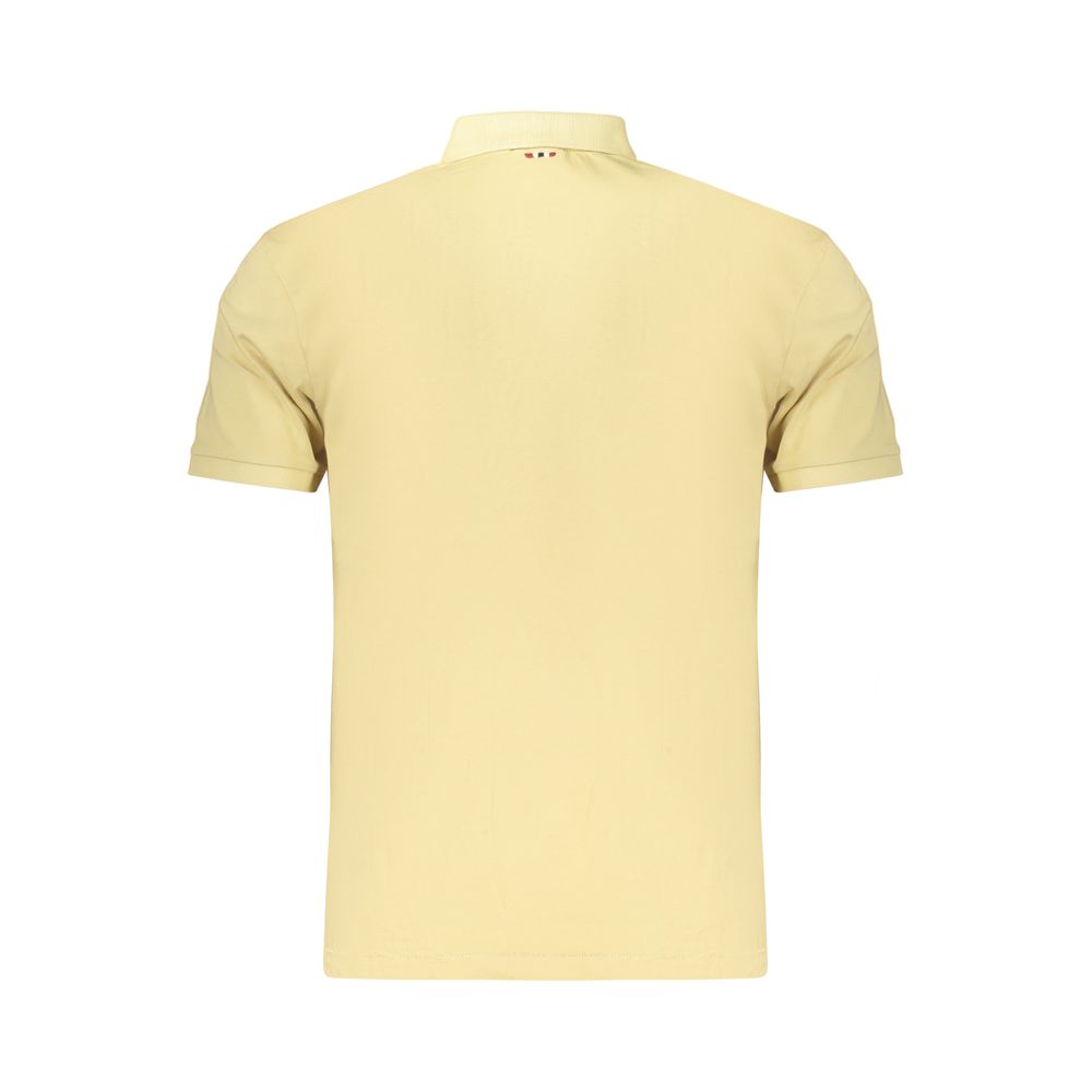 Napapijri Beige Cotton Polo Shirt - Timeless Adventure Essential