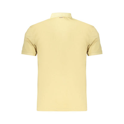 Napapijri Beige Cotton Polo Shirt - Timeless Adventure Essential
