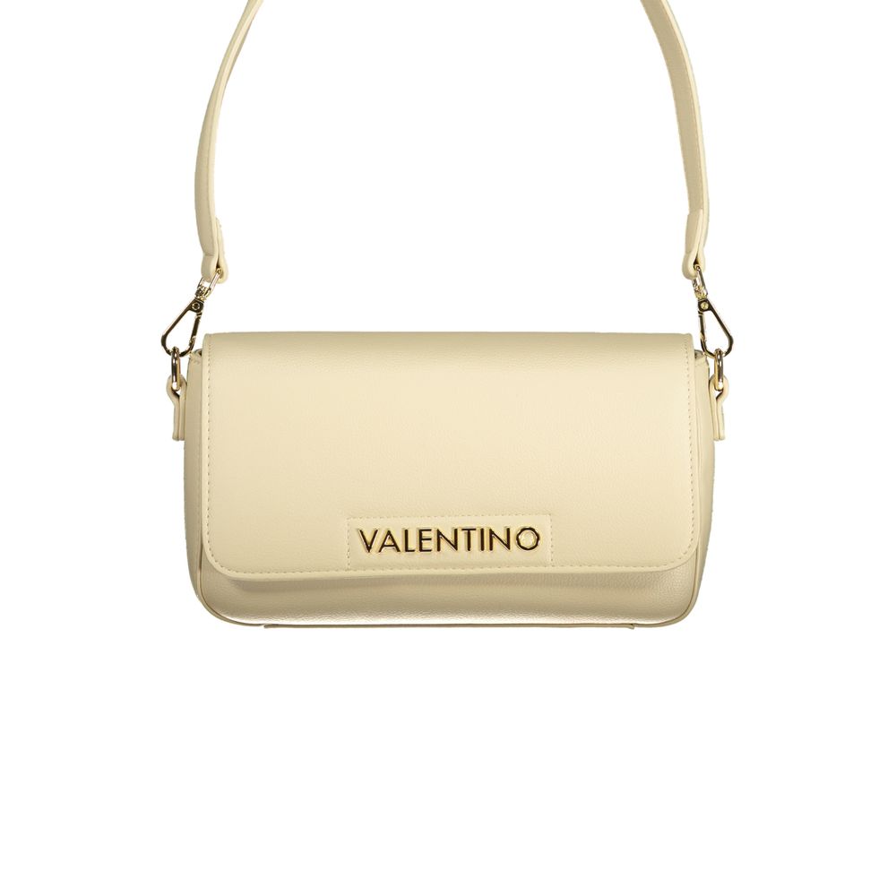 Mario Valentino Beige Faux Leather Handbag