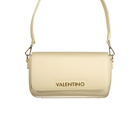 Mario Valentino Beige Faux Leather Handbag