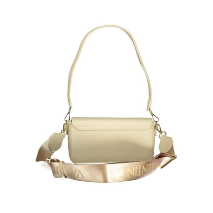 Mario Valentino Beige Faux Leather Handbag