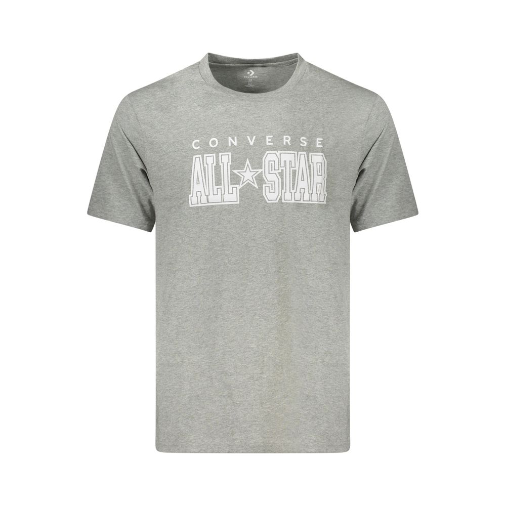 Converse Gray Cotton T-Shirt - Classic Style for Every Occasion