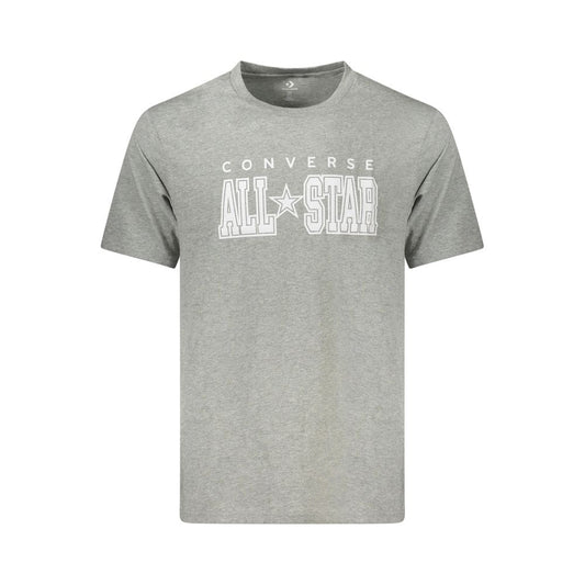 Converse Gray Cotton T-Shirt - Classic Style for Every Occasion