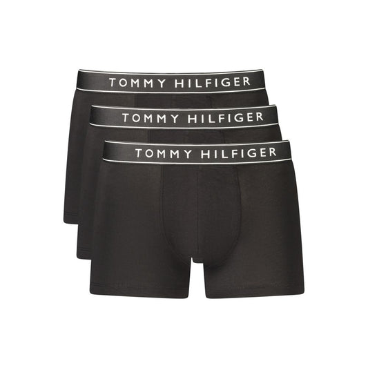 Tommy Hilfiger Black Cotton Men's Boxer Shorts 3 Pack