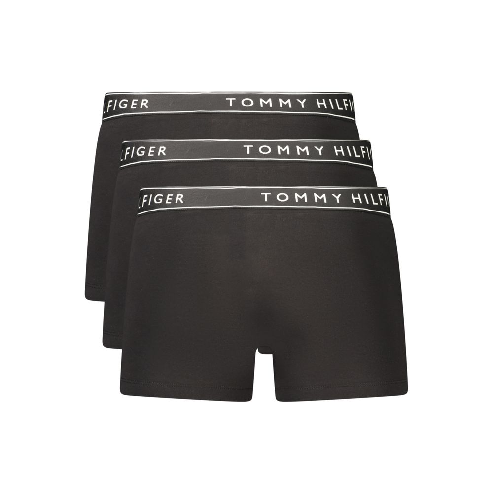 Tommy Hilfiger Black Cotton Men's Boxer Shorts 3 Pack
