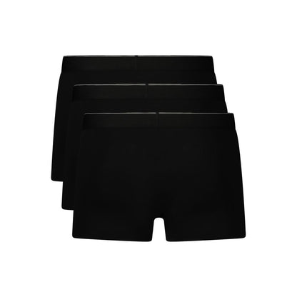 Calvin Klein Black Cotton Men's Underwear - Boxer Shorts Tri-Pack