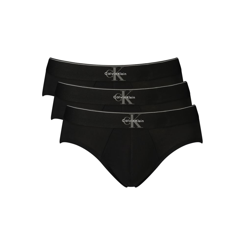 Calvin Klein Black Cotton Men's Underwear - Trio of Comfort and Style