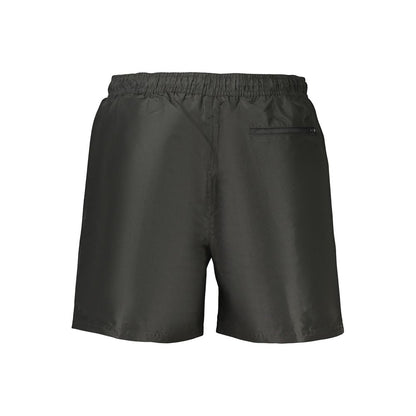 Calvin Klein Black Polyester Men's Swim Boxer Shorts