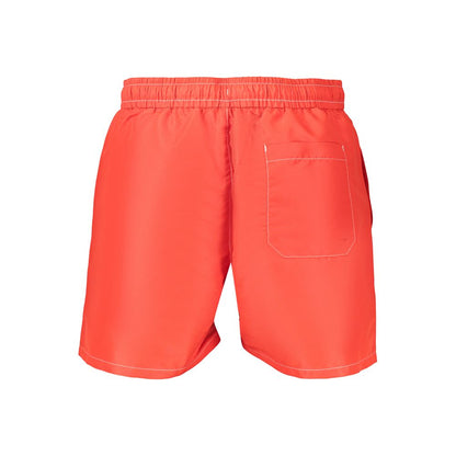 Tommy Hilfiger Red Polyester Men's Swim Shorts
