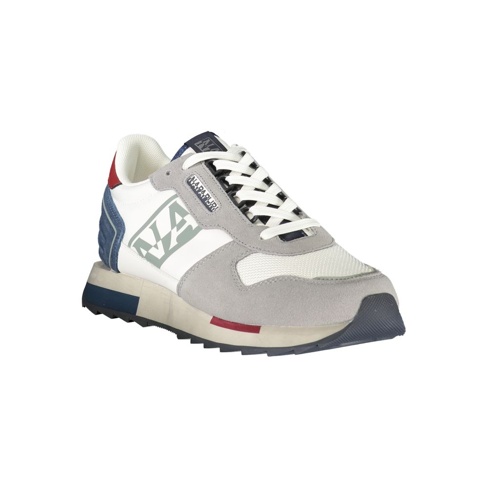 Napapijri Blue Polyester Athletic Sneakers