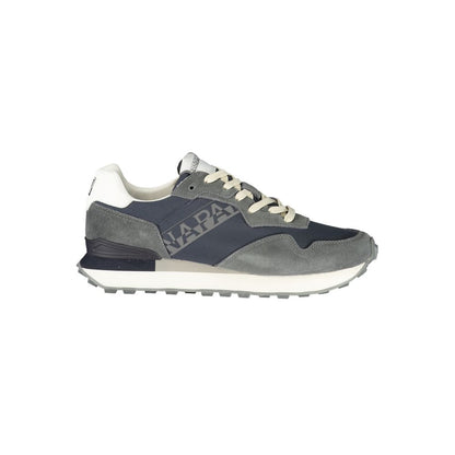 Napapijri Blue Polyester Athletic Sneakers