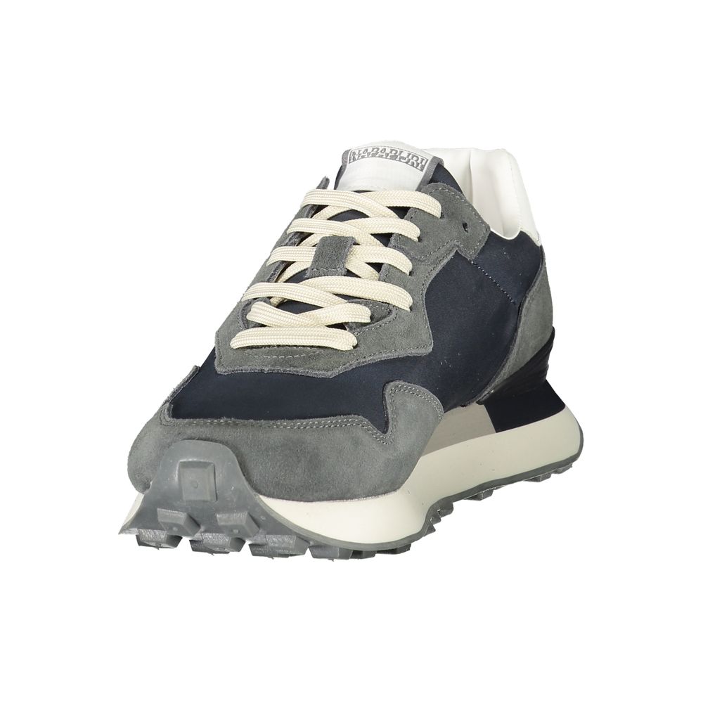 Napapijri Blue Polyester Athletic Sneakers