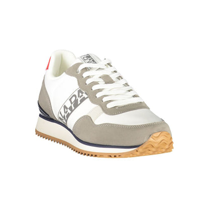 Napapijri Blue Polyester Athletic Sneakers
