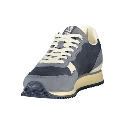 Napapijri Blue Polyester Athletic Sneakers