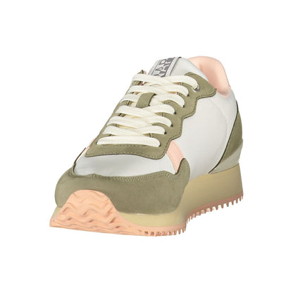 Napapijri Blue Polyester Athletic Sneakers
