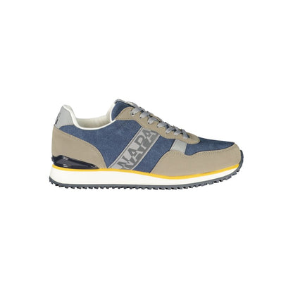 Napapijri Blue Polyester Athletic Sneakers – Your Perfect Adventure Companion