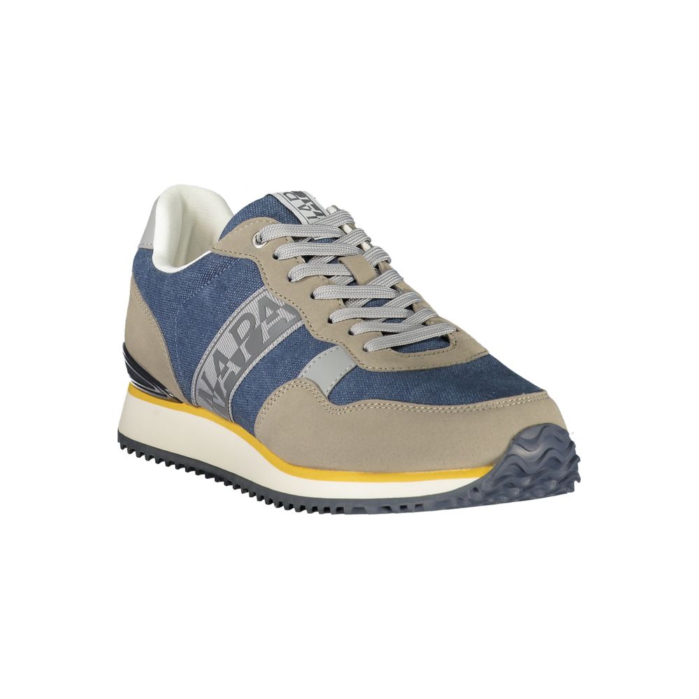 Napapijri Blue Polyester Athletic Sneakers – Your Perfect Adventure Companion