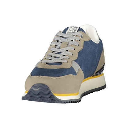 Napapijri Blue Polyester Athletic Sneakers – Your Perfect Adventure Companion