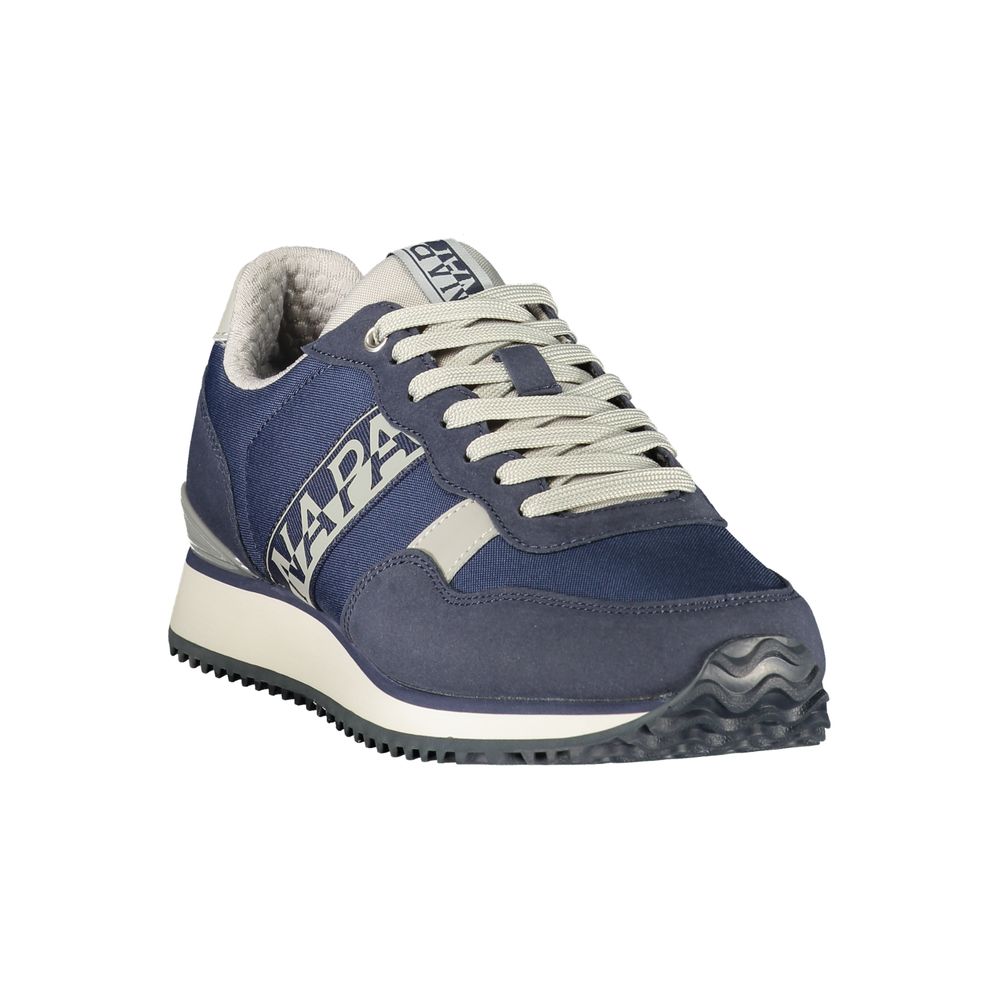 Napapijri Blue Polyester Athletic Sneakers