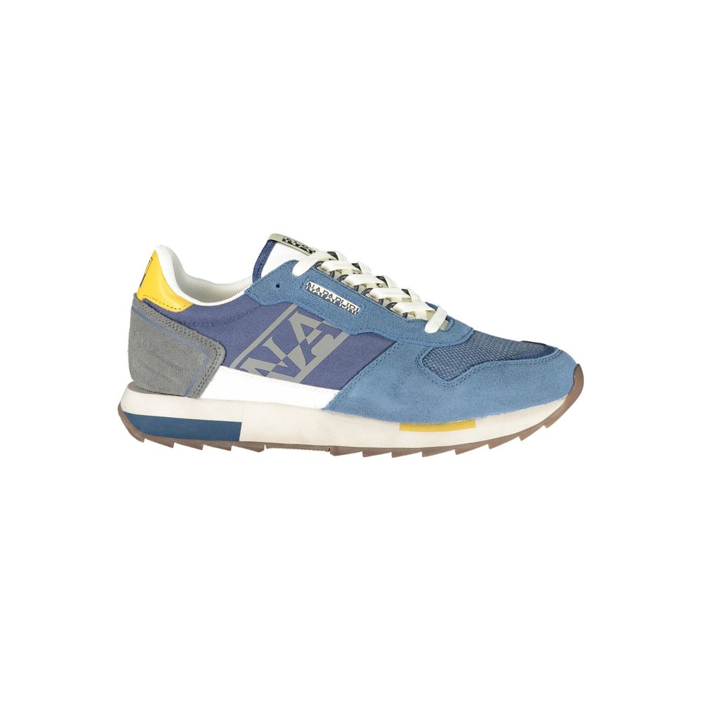 Napapijri Blue Polyester Athletic Sneakers